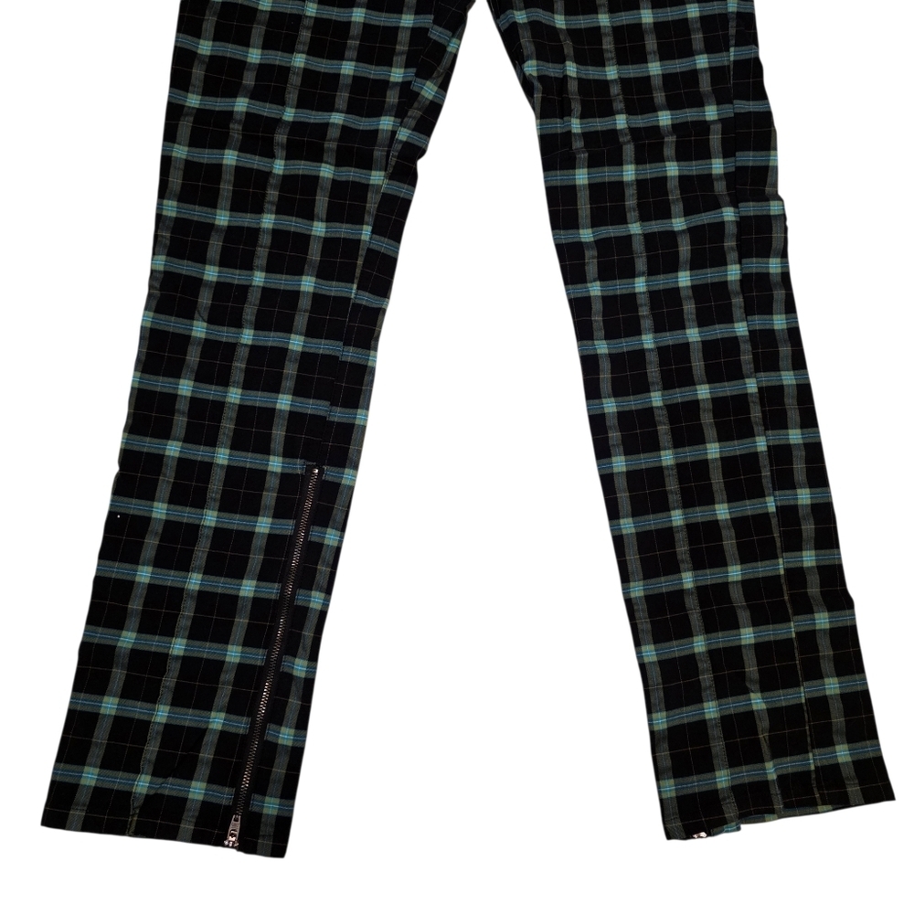 Vintage Y2K Wet Seal Plaid Low Rise Pants- 9 - Picture 8 of 15